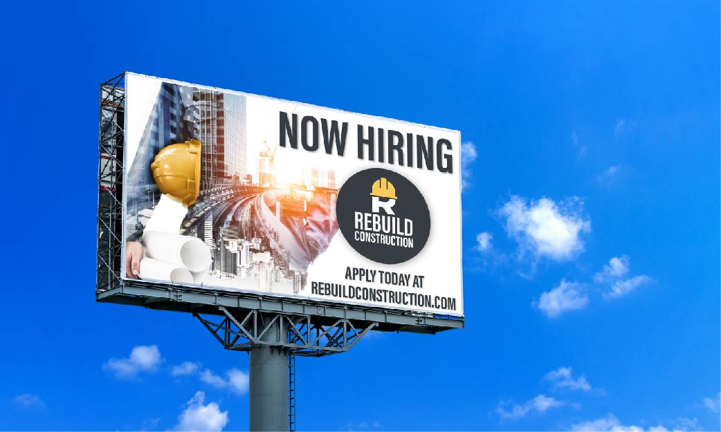 Now Hiring Billboard Banner