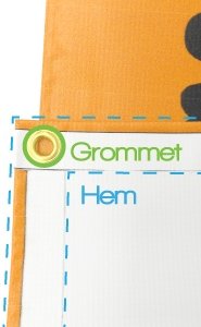 Vinyl Banners Hems and Grommet Finishing | Banners.com