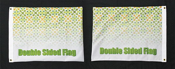 Double Sided Flag