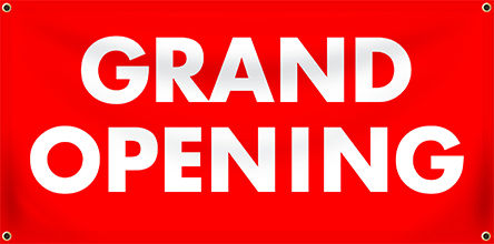Grand Opening Event Banners from Banners.com