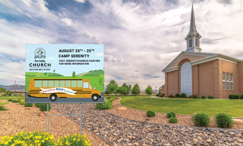 Vacation Bible School Yard Signs