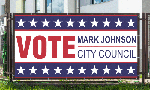 Election Fence Banners