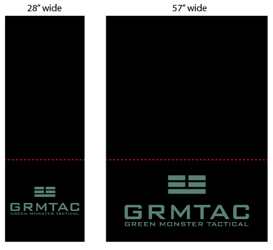 Table Runners - 28" Wide and 57" Wide Comparison | Banners.com